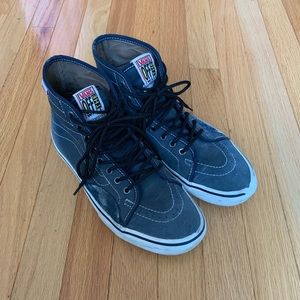 Vans Av classic hi high top suede blue